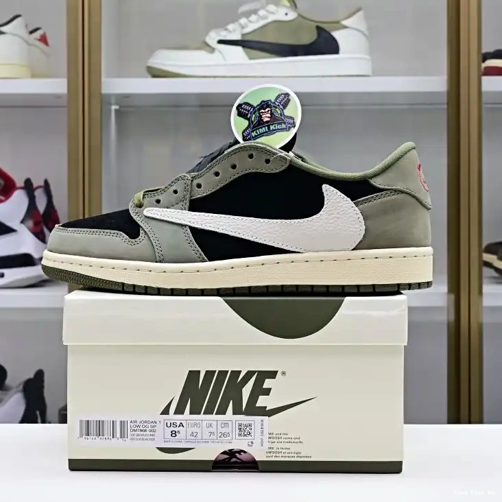 Air OG Jordan Jordan 7.0 Travis x 1 Low Kimikick Scott 0712